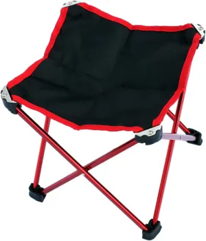1 PC Outdoor Folding Stool Foldable Portable Folding Camping Chair Beach Chairs Outdoor Folding Chair Folding Chairs for Outside Camping Chair Outside Chair Red Nylon Buckle