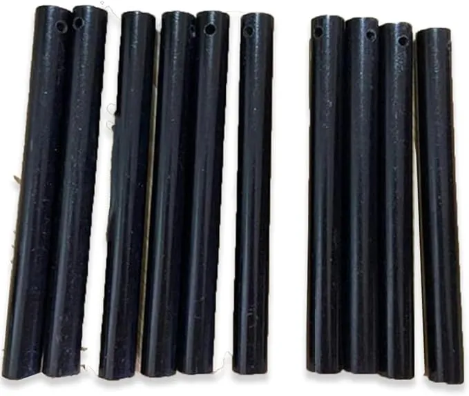 10 Pack Fire Starter Rod Magnesium Rod Flint， Ferrocerium Flint Premium Lighter 8x0.8cm - Glow in The Dark Survival Tool Kit for Outdoor Camping Living Survival DIY Your Own Survival Kit