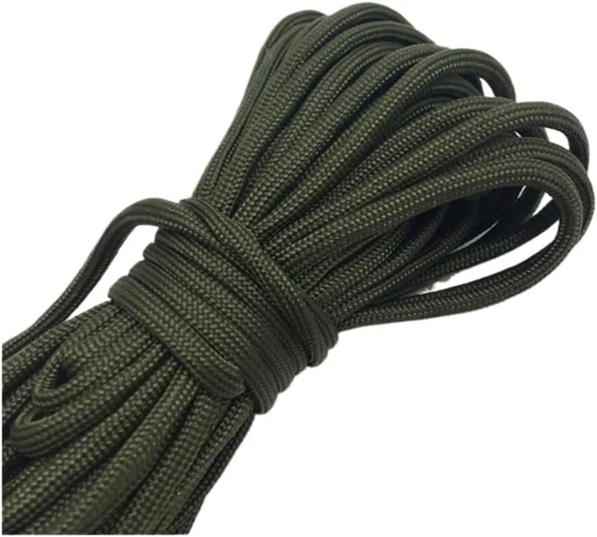 10meters 10mm Paracord 550 Parachute Cord Lanyard Rope DIY Bracelet Accessories(White)