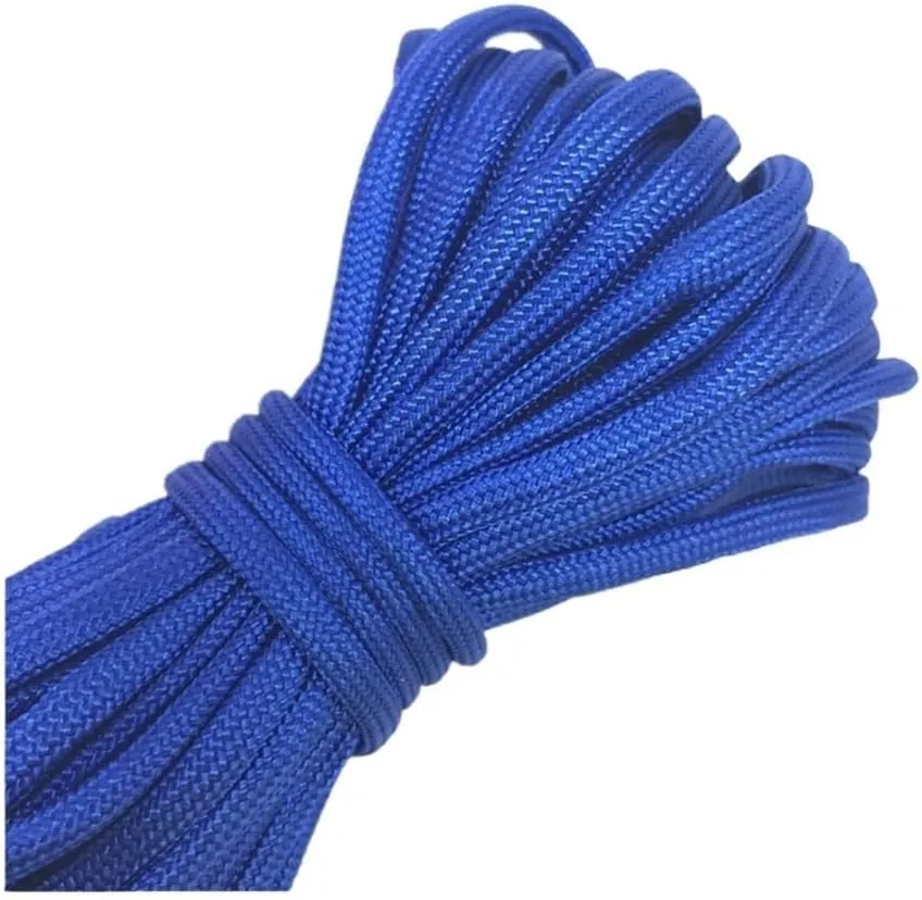 10meters 10mm Paracord 550 Parachute Cord Lanyard Rope DIY Bracelet Accessories(White)