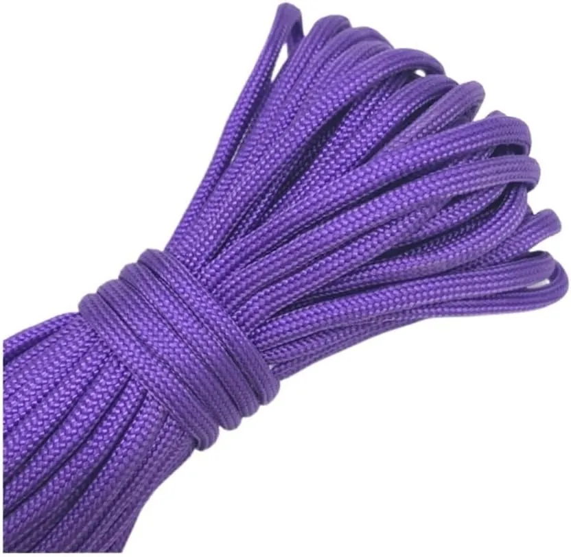 10meters 10mm Paracord 550 Parachute Cord Lanyard Rope DIY Bracelet Accessories(White)