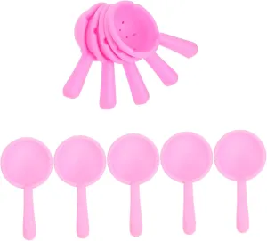 10pcs Sand Sifting Swimming Pool Dry Floral Foam Cage Water Mud Rack Fish Tank Decorations Airless Floral Mud Cage Floral Wet Foam Cage Fun Mini Sandbox Pp Pink