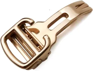 12mm, 14mm, 16mm, 18mm, 20mm 316L Fine Steel Brushed Butterfly Folding Watch Buckle For Cartier Blue Balloon
