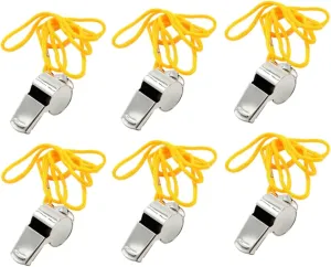 12Pcs Loud Emergency Whistles Whistles for Outdoor Survival Camping Hiking School Training Durable Lightweight Keychain Included