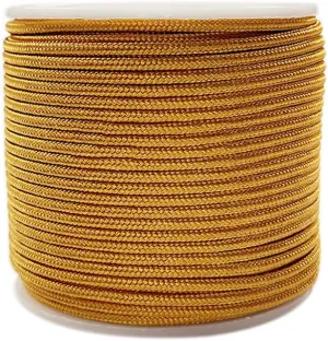 137feet 2mm Paracord/Parachute Cord,3-Strand Core Nylon Ropes, Multifunction Utility Rope for Outdoor Emergency Tactical Survival Camping Hiking Bracelet Lanyards Keychain Dog Collar DIY Craft