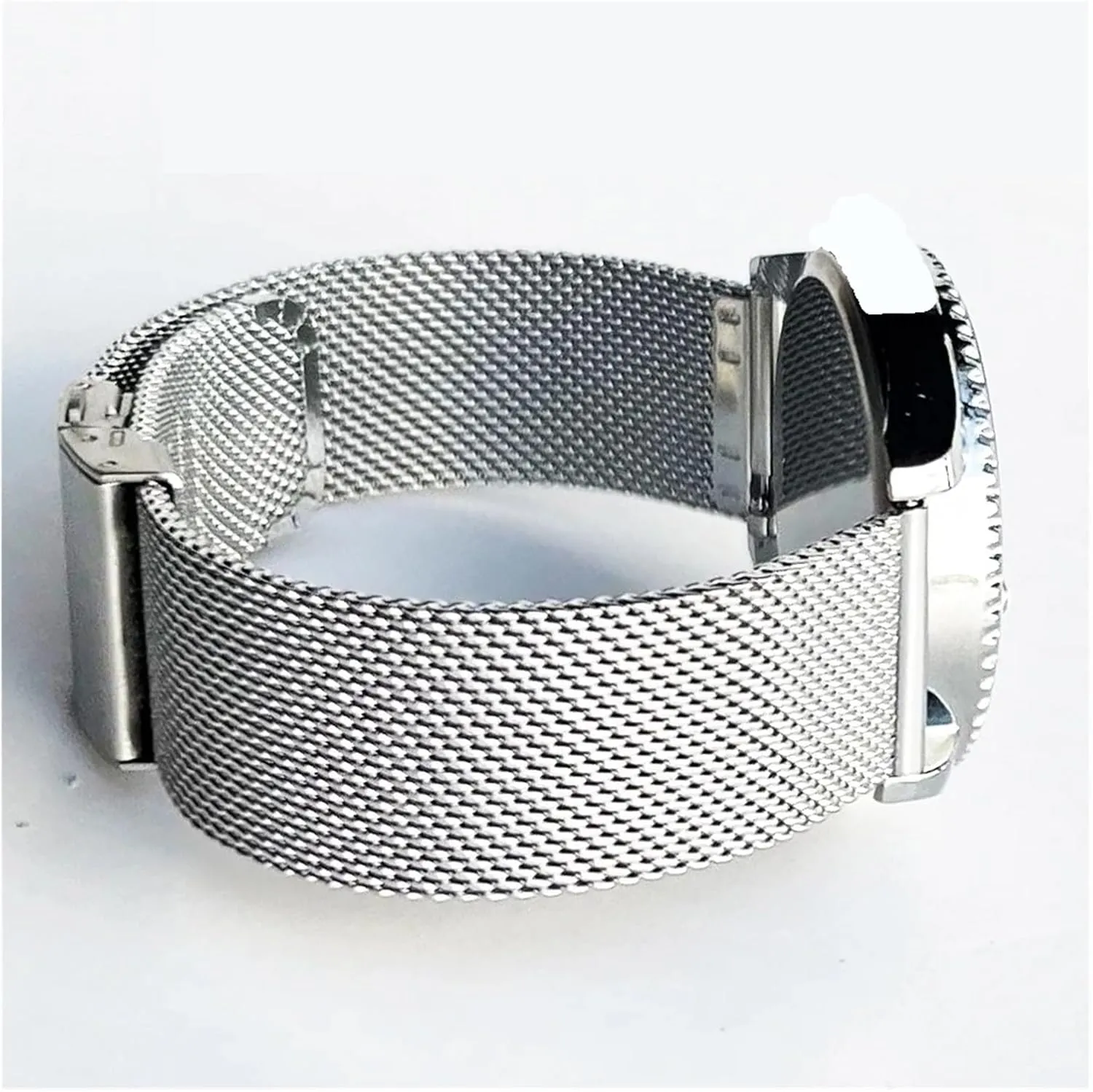 16mm 18mm 20mm 22mm Quick Release Mesh Milanese Loop Watch Band Stainless Steel Metal Folding Buckle Wrist Strap Accessories
