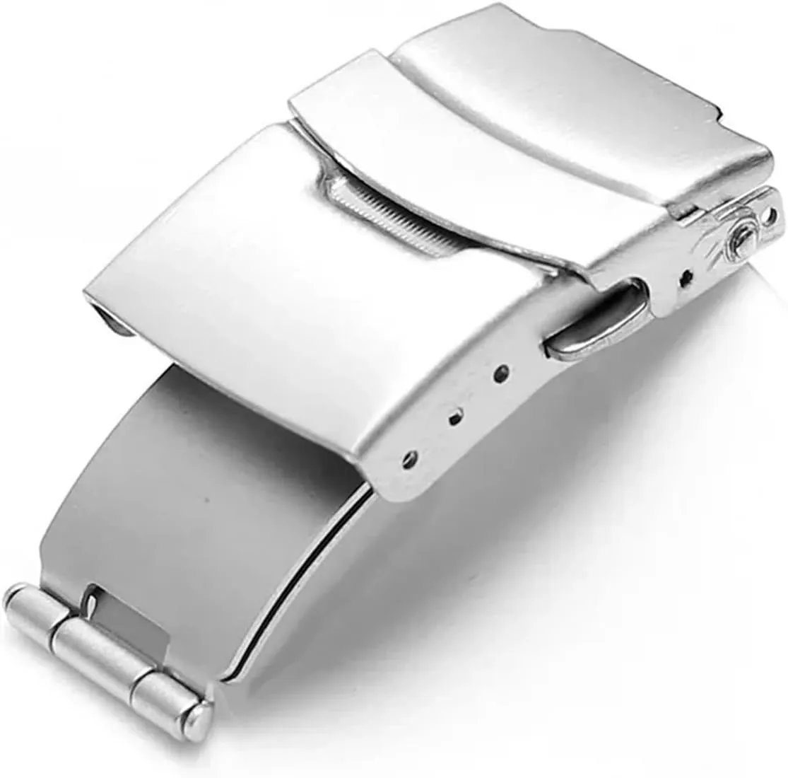 16mm 18mm 20mm 22mm Stainless Steel Watchband Buckle Fit For Seiko Watch Folding Buckle Fit For Ghost Diving Buckles Watch Accessories