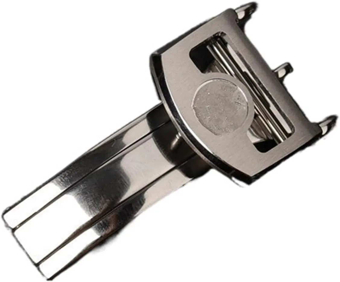 18mm Stainless Steel Deployment Folding Clasp for IWC buckle Mark LE PETIT PRINCE Big PILOT Spitfire Timezon Portuguese clasp