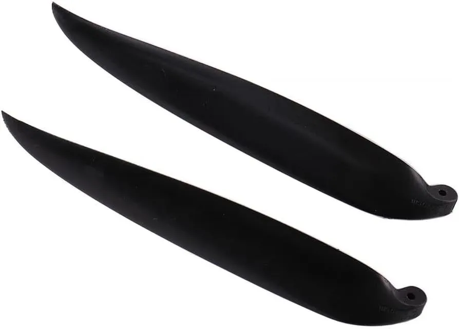 1Pair Nylon Blades for Folding Propeller 11 to 18.5 inch RC Glider Airplane Propeller Replacement Prop Blades Suitable for Spinner D28-D48mm (15.5x13)