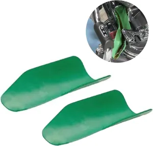 2 Pcs Flexible Draining Funnel Flexible Oil Draining Funnel Tool, Flexible Oil Funnel Reusable, Foldable Drain Tool, Universal for Most Cars, Trucks, Motorcycles, SUV (Green)
