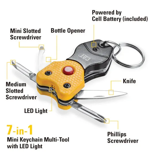 2 Piece Folding Knife and Keychain Set