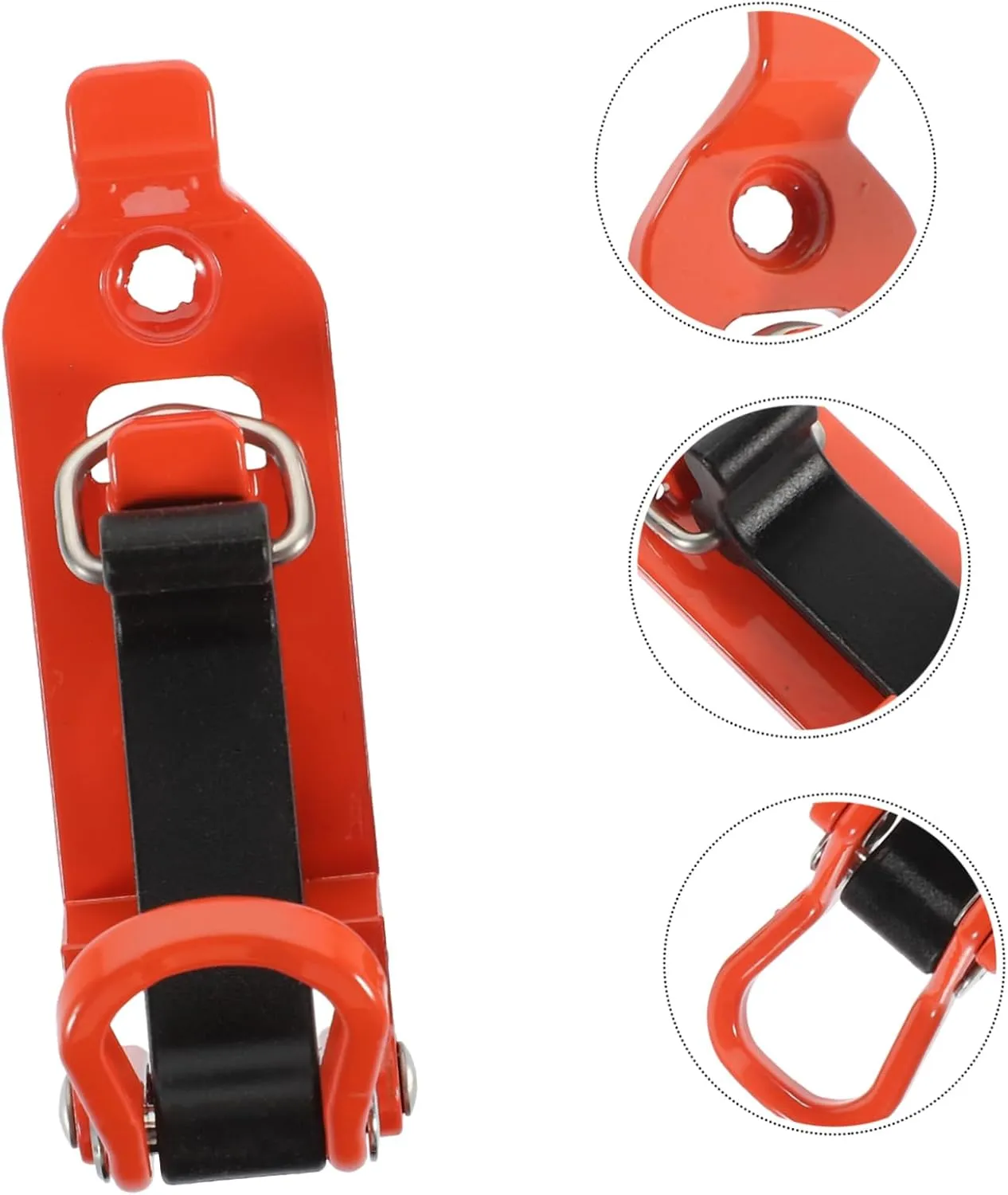 2-Piece Shovel Mount for Roof Rack Car Mounting Clamp Metal Shovel Holder Clamp Rack for Roof