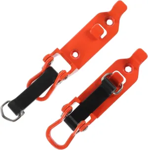 2-Piece Shovel Mount for Roof Rack Car Mounting Clamp Metal Shovel Holder Clamp Rack for Roof