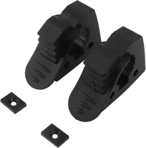 2 Pieces Shovel Holder Mount Quick-Release Clamp Mount Bracket 6.9x6.8x3.3cm Rubber Clamp Grip Mount Kit for 1 1/7 Inch to 1 3/7 Inch Diameter Tools