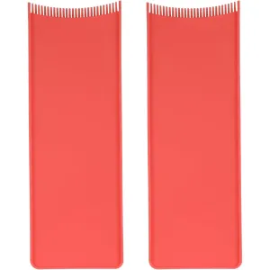 2Pcs Balayage Highlighting Board Hair Dye Tools Hair Coloring Paddle Board Balayage Board with Teeth for Hair Salon Hairdressing Supplies
