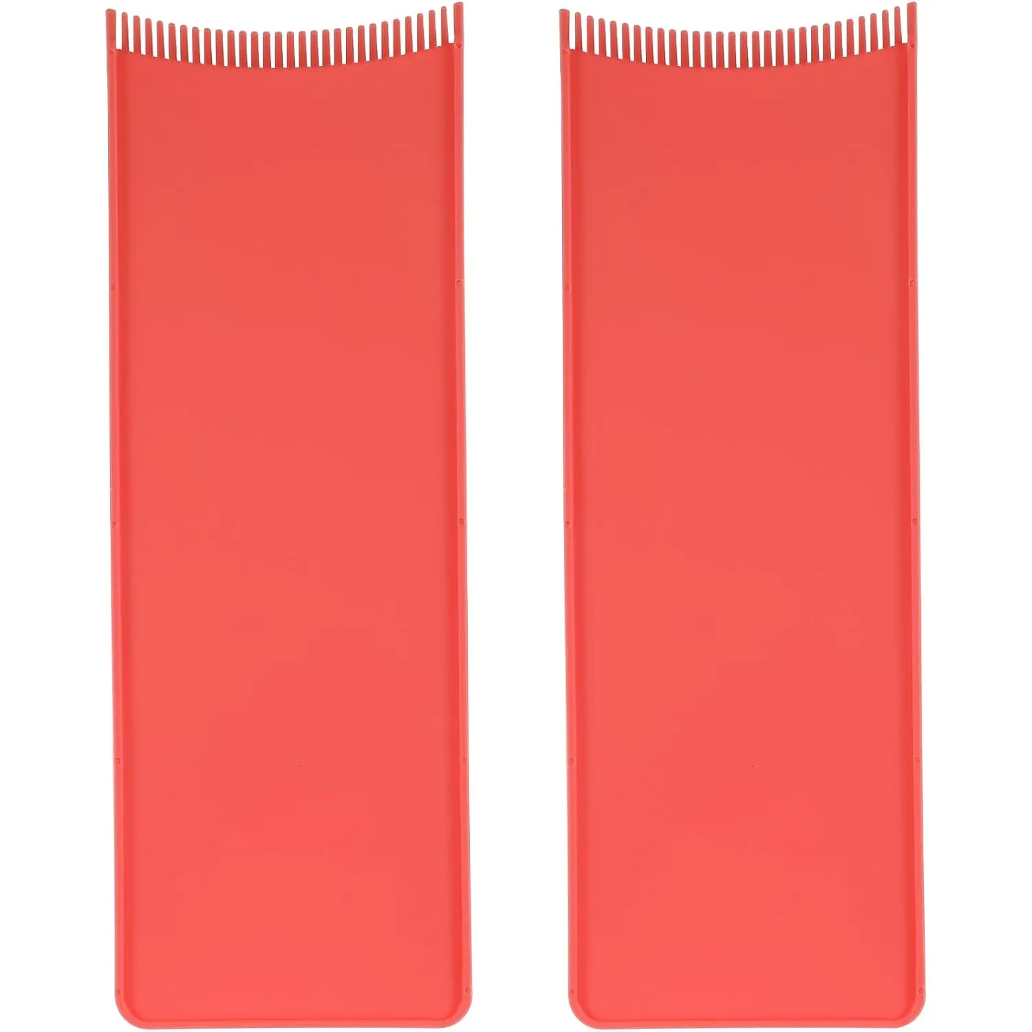 2Pcs Balayage Highlighting Board Hair Dye Tools Hair Coloring Paddle Board Balayage Board with Teeth for Hair Salon Hairdressing Supplies