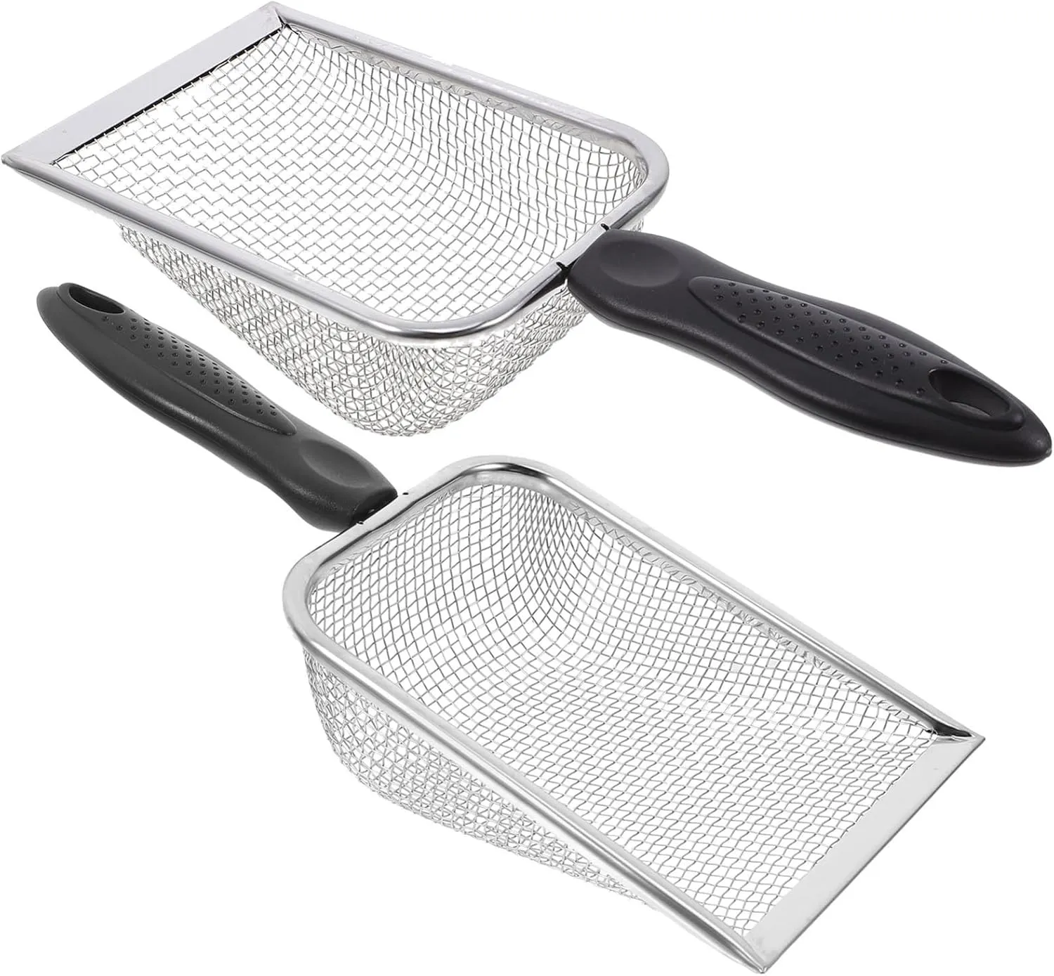 2pcs Beach Sand Shovel Mesh Design for Shell Collection Multi Use Cooking Beach Tool for Draining and Shell Finding