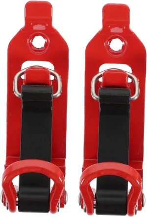 2pcs Metal Hanger Car Roof Rack Bars Hangers Broom Wall Mount Solar Panel Ceiling Hooks Entryway Hooks Cam Hooks for Hanging Adhesive Wall Hooks Cars Shovel Mount Red Zinc Alloy