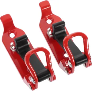2pcs Metal Hanger Mount Clamp Rack for Roof Clamp Rack for Car Roof Metal Clamp Car Clamp Rack Holder Roof Rack Cars Luggage Rack Scoop Shovel Clamp Supply Body Car Rack Zinc Alloy