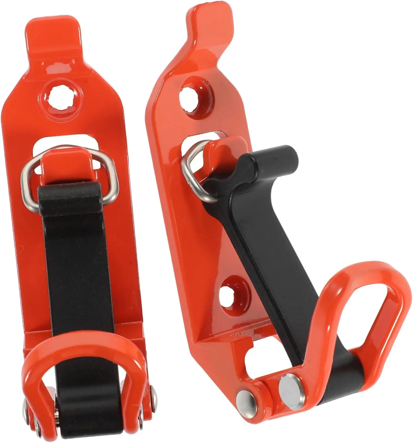 2pcs Metal Shovel Clamp for Car Roof Rack Versatile Mounting Bracket Easy Installation Tool Holder for Shovels Rakes and More