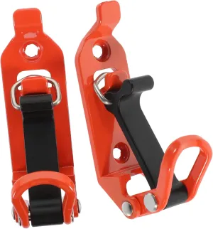 2pcs Metal Shovel Clamp for Car Roof Rack Versatile Mounting Bracket Easy Installation Tool Holder for Shovels Rakes and More