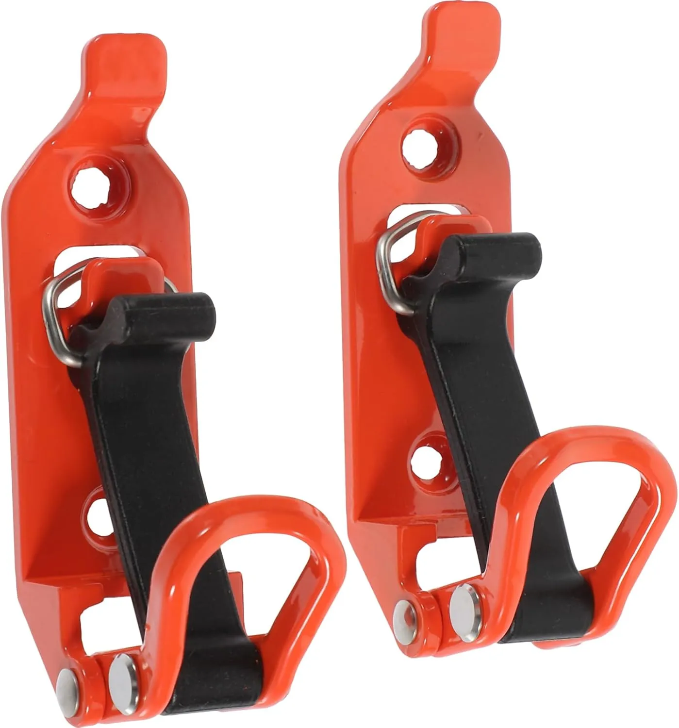 2pcs Metal Shovel Holder Clamp for Roof Rack Stable Car Shovel Mounting Quick Installation Suitable for Wall and Ladder Use for Enhanced Workspace Appearance