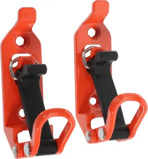 2pcs Metal Shovel Holder Clamp for Roof Rack Stable Car Shovel Mounting Quick Installation Suitable for Wall and Ladder Use for Enhanced Workspace Appearance