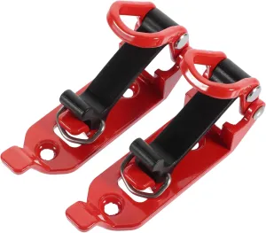 2pcs Metal Shovel Mount Clamp for Car Roof Rack Versatile Tool Holder for Efficient Installation Walls and Ladders and Sleek Design for Improved Workspace Aesthetics