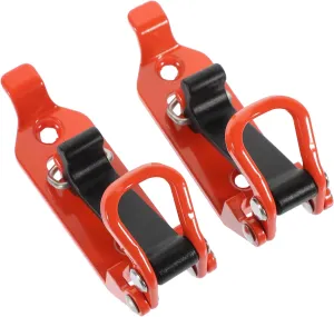 2pcs Metal Shovel Mount Rack for Car Roof Easy Installation Tool Holder Clamp for Secure Fixation Walls and Ladders Versatile and Stylish Design