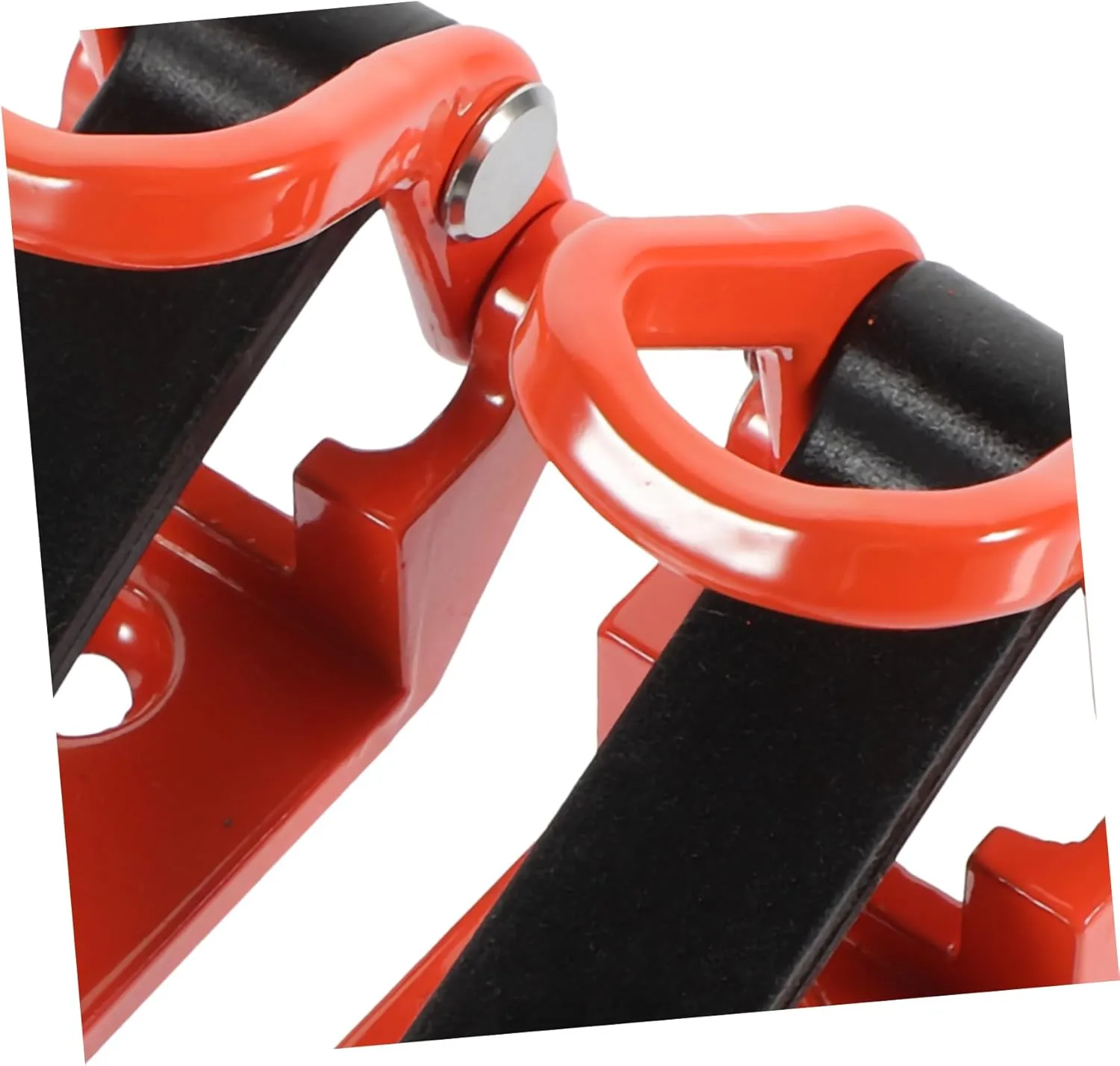 2pcs Metal Shovel Mount Rack for Car Roof Easy Installation Tool Holder Clamp for Secure Fixation Walls and Ladders Versatile and Stylish Design