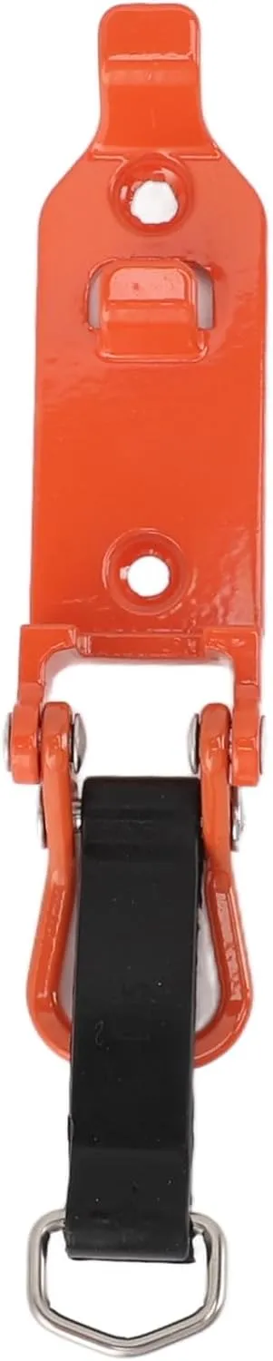 2pcs Roof Rack Shovel Mount Good Weight Bearing Capacity Axe Holder Clamp Metal Rubber Clamp Mounting Kit for Car Truck Boats (Orange)