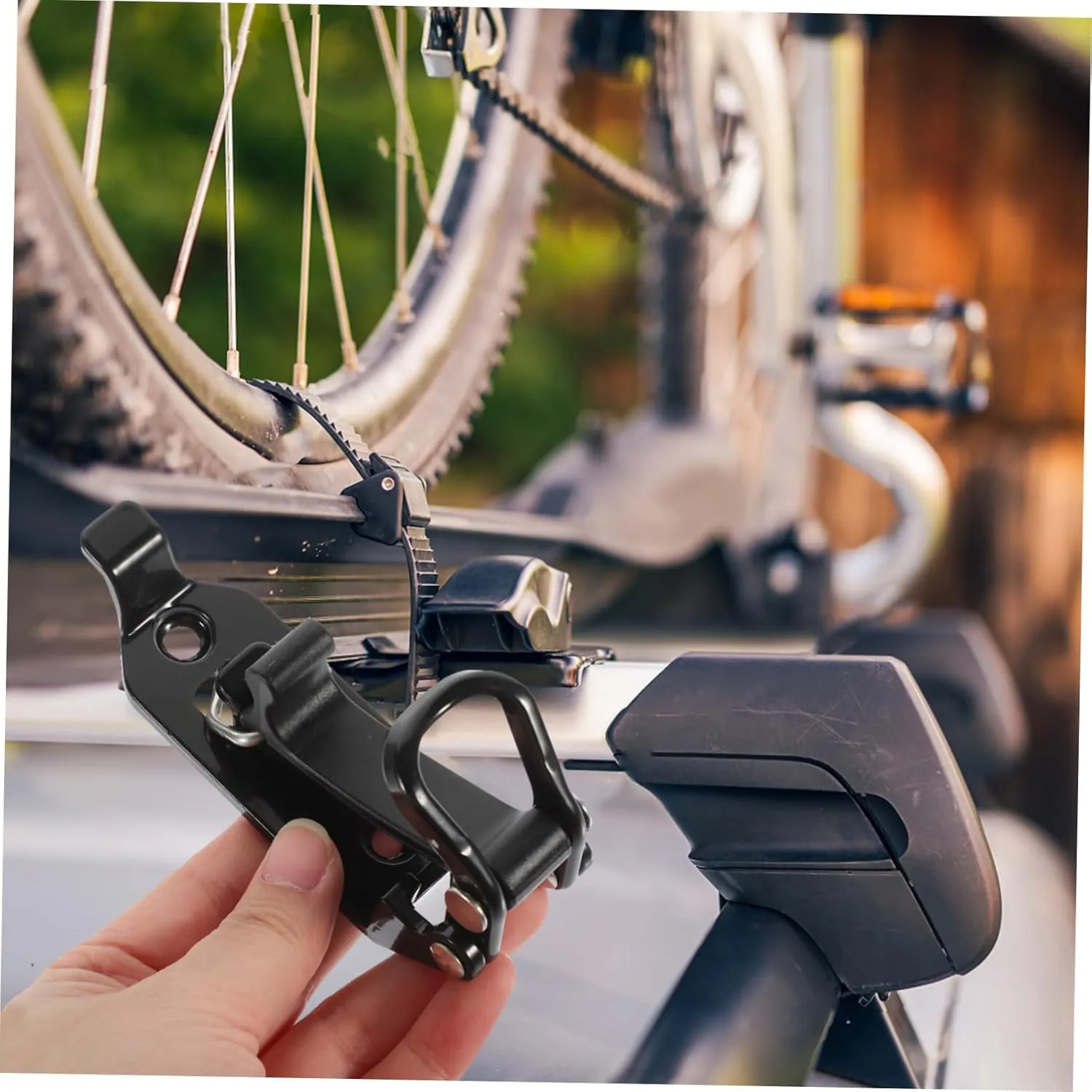 2pcs Shovel Mount Roof Rack Accessory Mounts Car Metal Clamp Shovel Holder