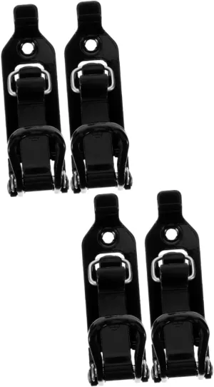 2sets Shovel Mount for Roof Car Metal Shovel Clamp Multi-Functional Clamp Stand for Roof Rack 2pcs*2