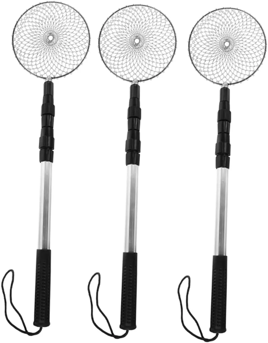 3-Pack Stainless Steel Beach Scoop Multifunctional Sifter Mesh Shovel Portable Shell Digging Tool for Outdoor Fun