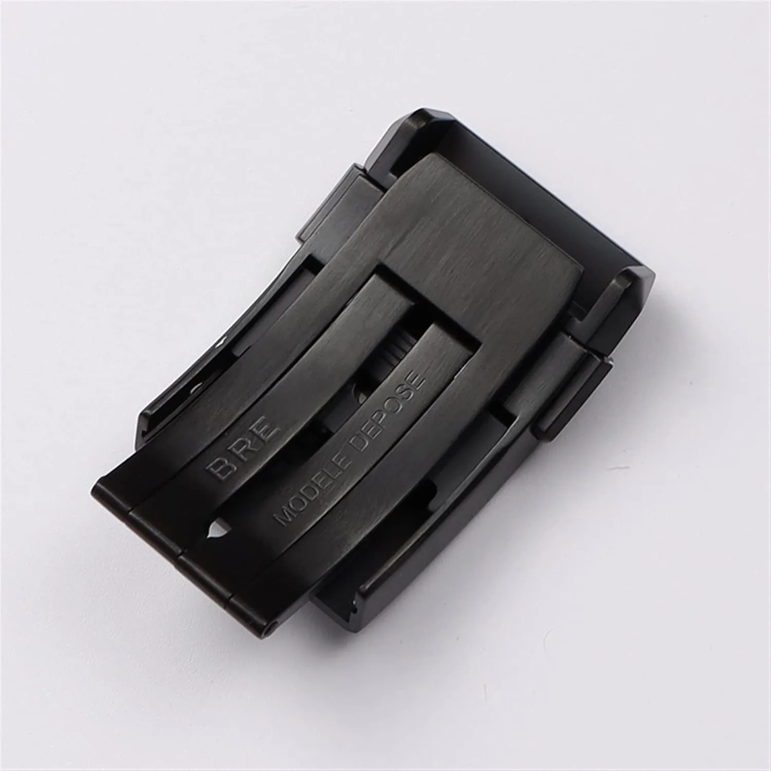 316L Stainess Steel Buckle For Breitling Watchband 20mm Polishing Double Click Clasp Strap Folding Buckle
