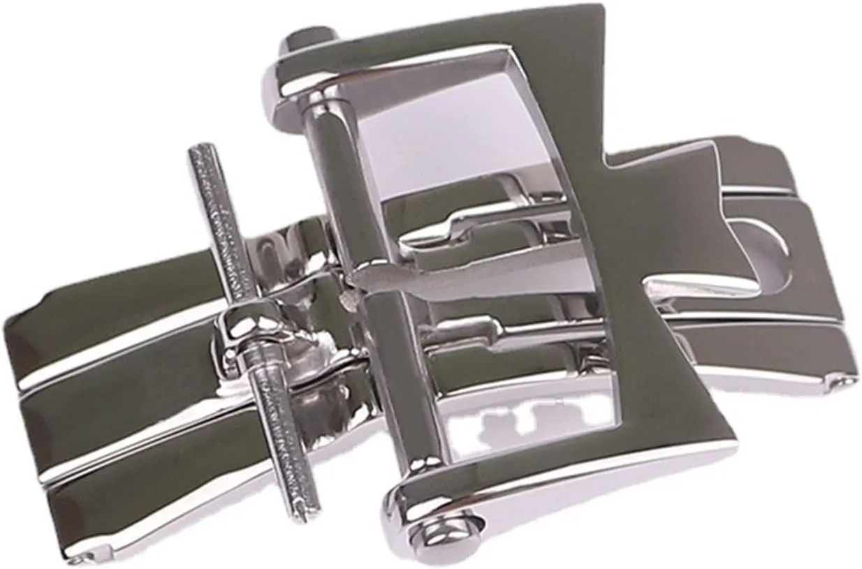 316L Stainless Steel Folding Butterfly Buckle for Vacheron Constantin Strap Double Press Buckle Watch Accessories 18mm