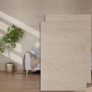 3D Wall Panels - 4PCS 47.2"x23.6" Faux Stone Wall Covering - MCM Modified Clay Material for Home Art, Accent Brick, Modern Exterior/Interior Decoration, Covering 31 sq.ft White