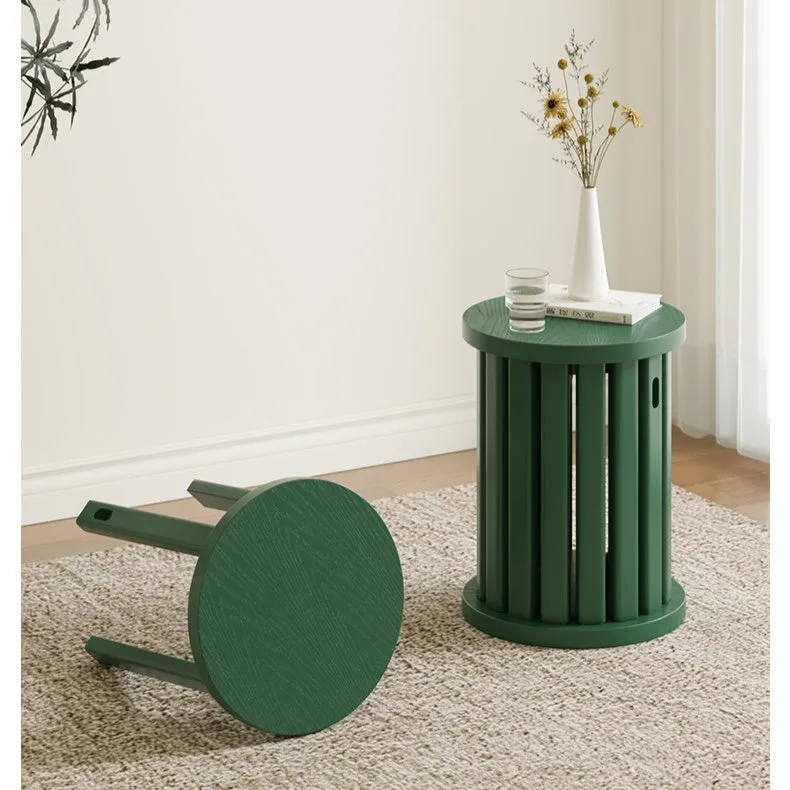4-in-1 Stackable Stools Side Table