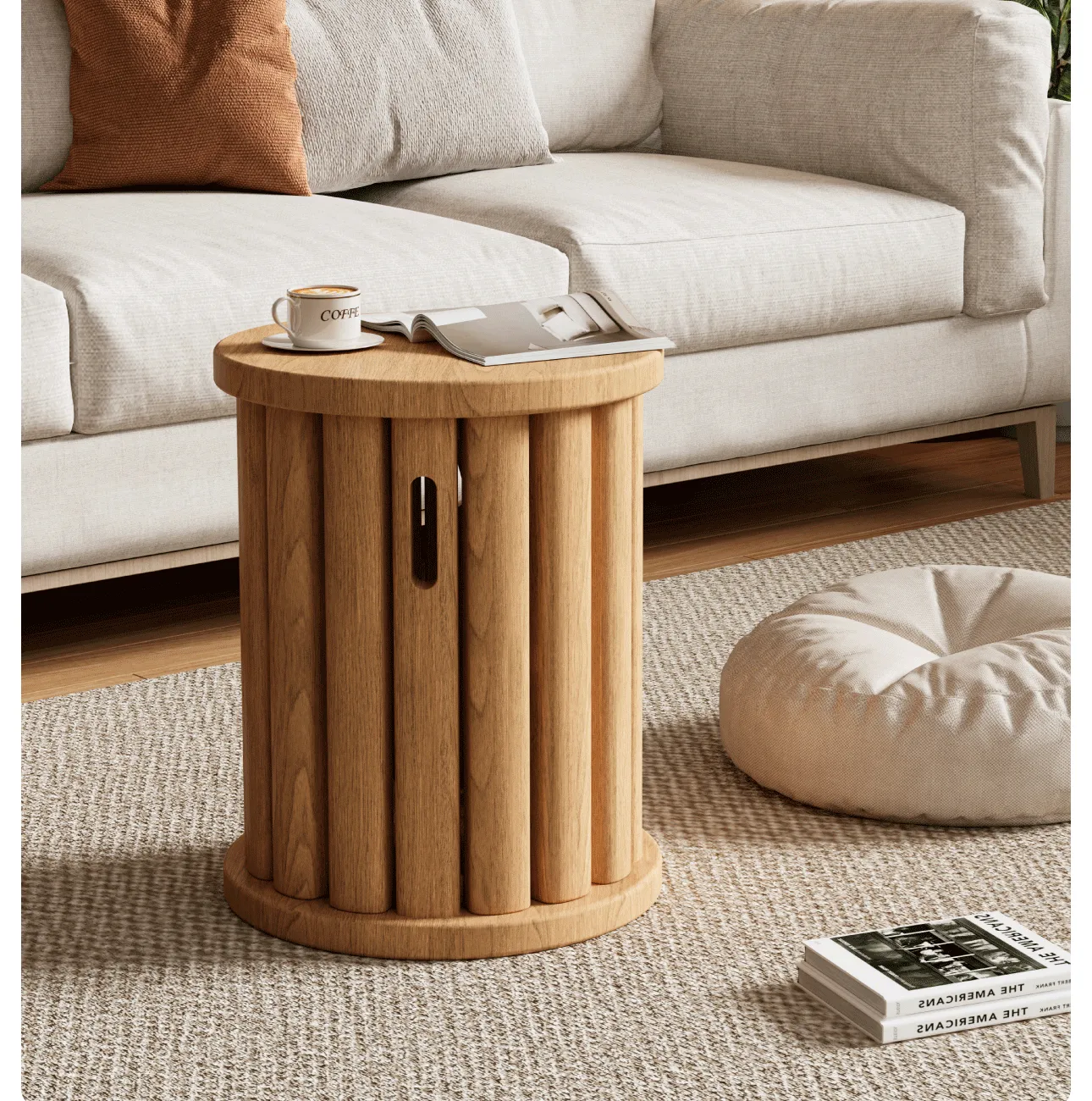 4-in-1 Stackable Stools Side Table