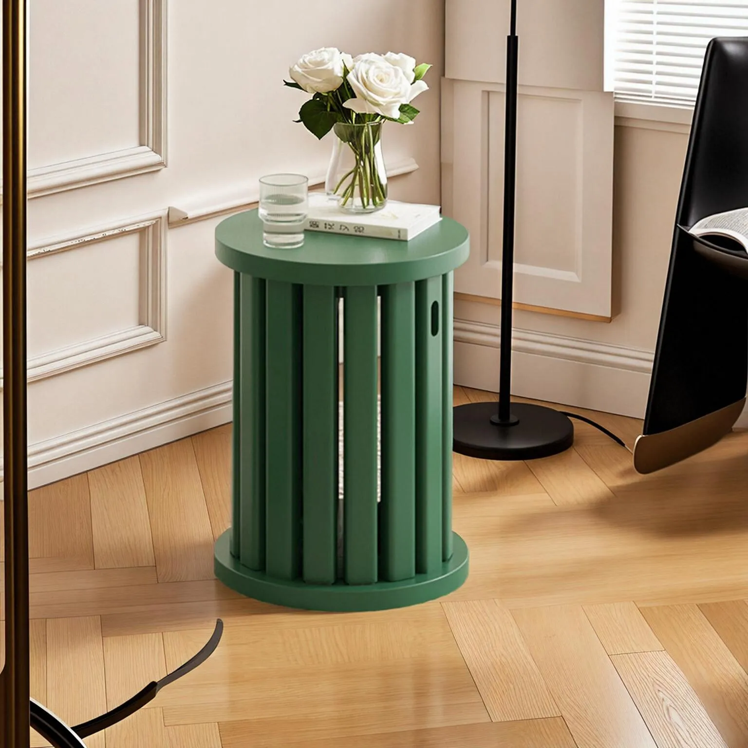 4-in-1 Stackable Stools Side Table