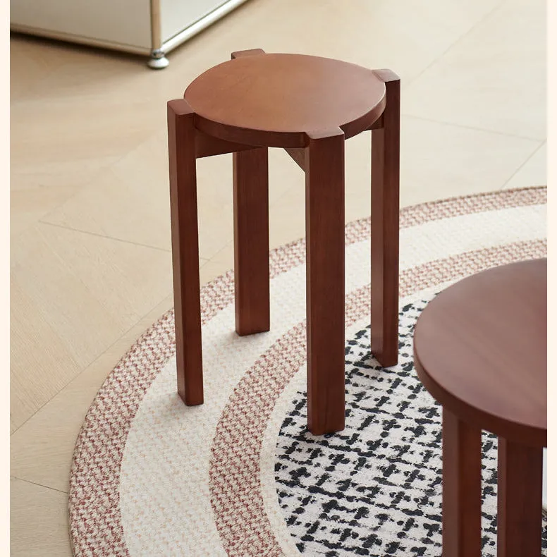 4-in-1 Stackable Stools Side Table