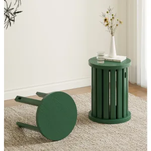 4-in-1 Stackable Stools Side Table