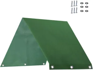 43" x 90" Swing Set Replacement Tarp,600D Waterproof Playground Replacement Canopy Backyard Playset Canopy Replacement Kids Playground Roof Canopy for Play Set Outdoor Swing(Green)