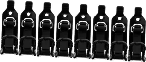 4sets Shovel Mount Clamp Rack for Roof Metal Clamp Car Roof Mounting Bracket 2pcs*4