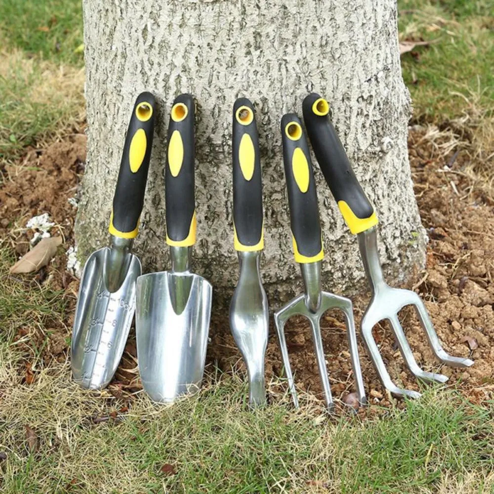 5 Piece Portable Garden Tool Kit
