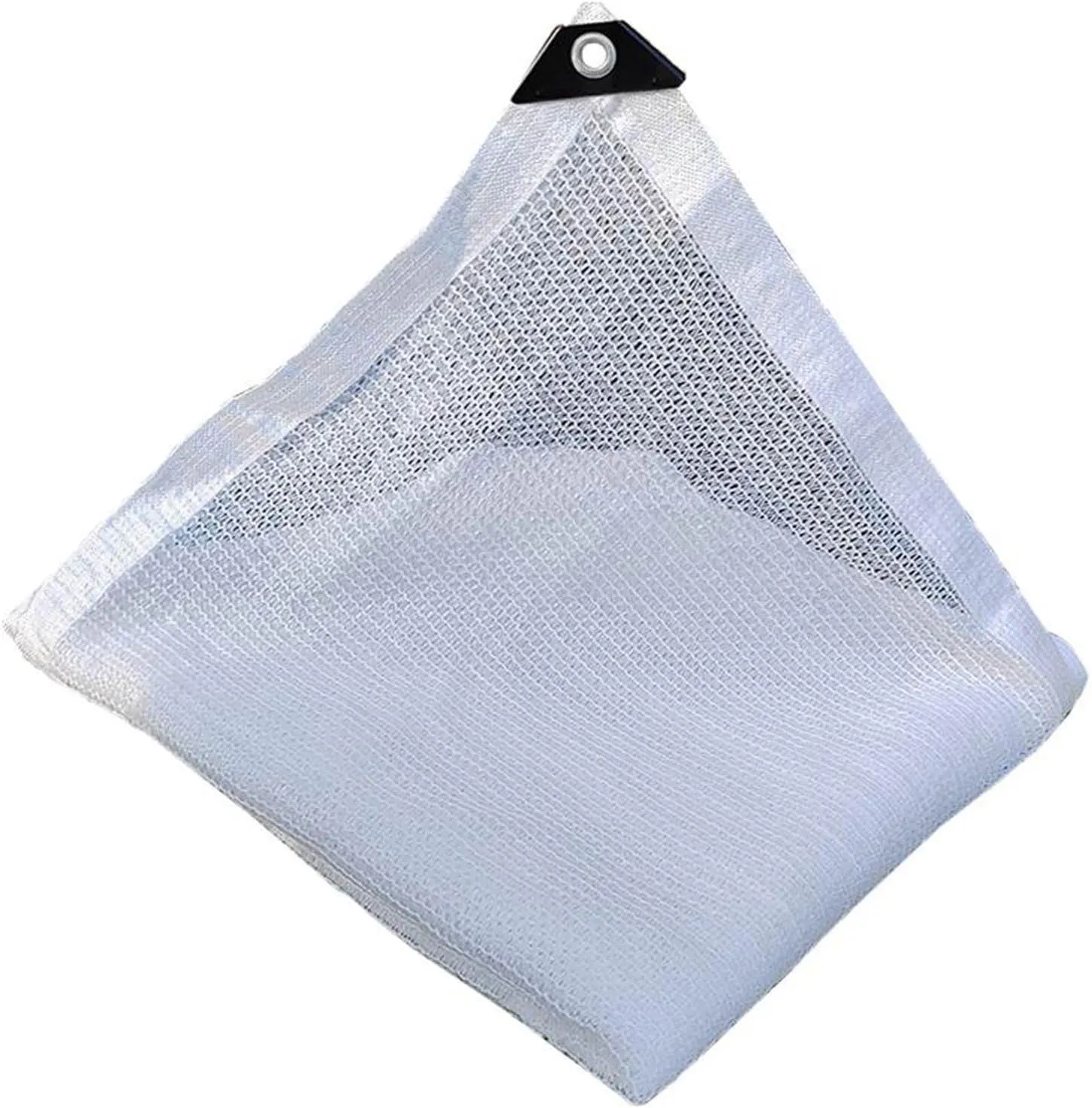 50% Sunblock Shade Cloth With Grommets,white Sun Mesh Shade Tarp HDPE Outdoor UV Resistant Shade Mesh Cover 1x2m 2x2m 2x6m 2x5m 3×5m 4×5m 4×6m 5×5m 5x8m 6x6m 6x8m 8x8m 8x10m Greenhouse Shading Netting
