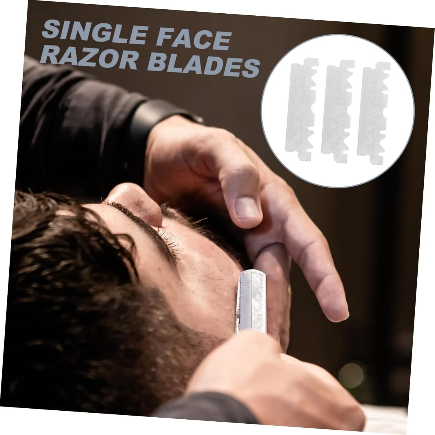 500pcs Single Edge for Men Old Folding Cutter Blades Lightweight Design for Comfortable Shaving for Barbershop Grooming