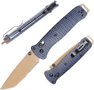 537 Axis Lock Folding Knife, 3.35-inch D2 Steel tanto folding knife with Reversible Back Clip,Suitable for Outdoor camping mountaineering portable pocket knife