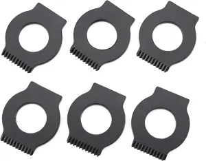 6 PCS Ferro rods Striker, YSD-22011 Ferrocerium Rod Scraper, DIY Your EDC Tools for Survival, Emergency, Camping, Backpacking, Hiking, Bush-Craft, Hunting