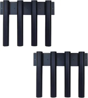 8-hole Shovel Holder for Truck, Shovel Mount 8 Holes in 2 Groups, Heavy Duty Trailer Tool Rack for Trimmer, Rake, Lawn, Landscape Hand Tools (Bed & Box Mount) (8 Holes Bed Muont Upgrade)